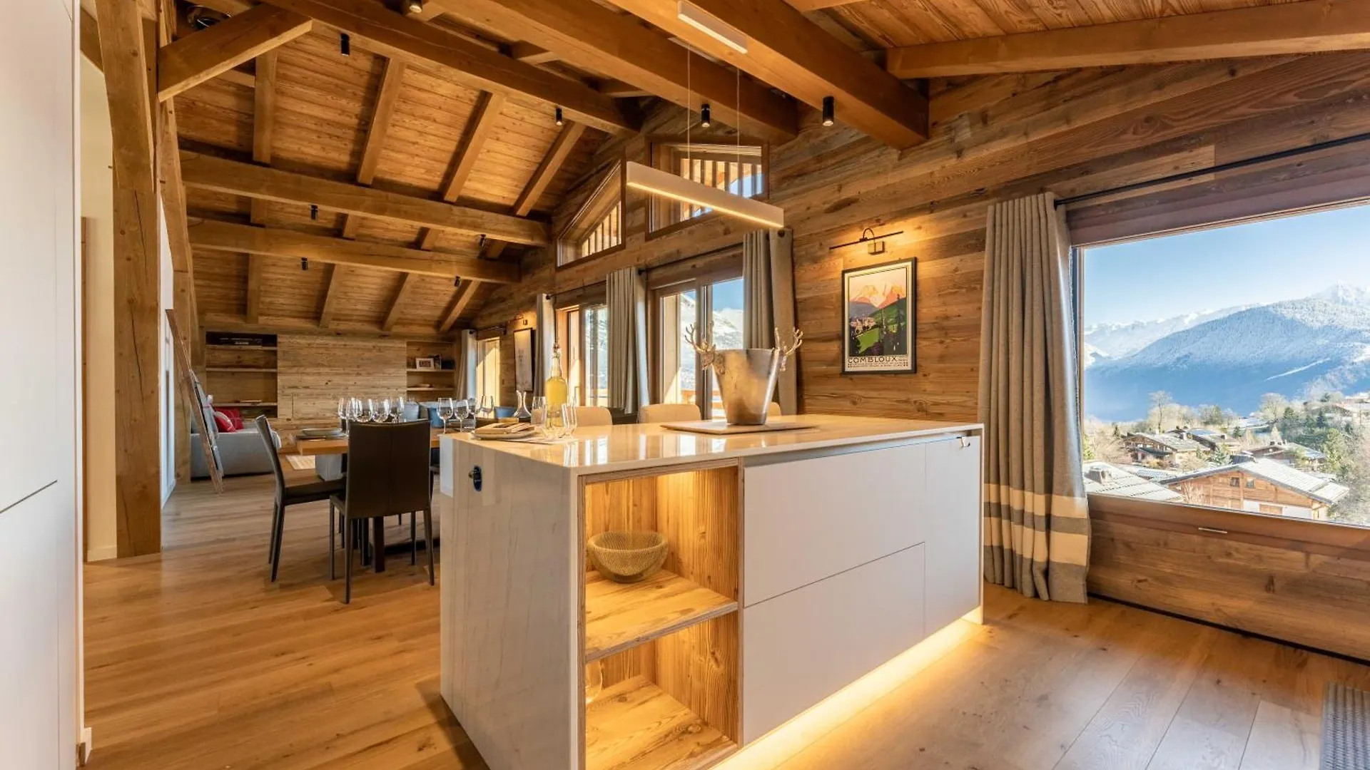 Le Chalet Baan - Avec Vue Sur Les Montagnes Combloux France